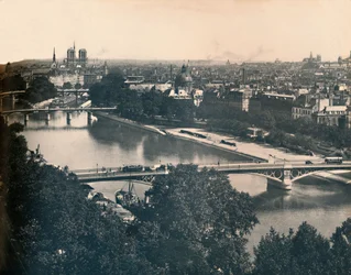 Parigi. - Panorama verso Notre-Dame. - LL