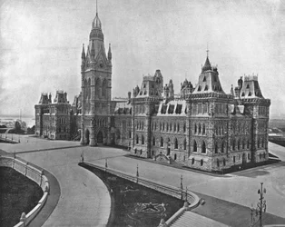 Edifici del Parlamento, Ottawa, Canada, c1900