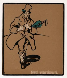 Paul Martinetti, star del music hall americano, fine XIX secolo