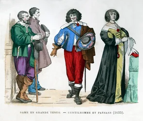 Contadini, un gentiluomo e una signora, 1635 1882-1884