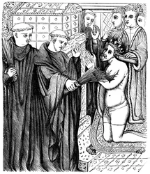 Penitenza di Enrico davanti al santuario di Tommaso Becket