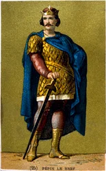 Pipino il Breve, re dei Franchi dal 751, XIX secolo