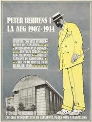 Peter Behrens e AEG 1907-1914 Poster