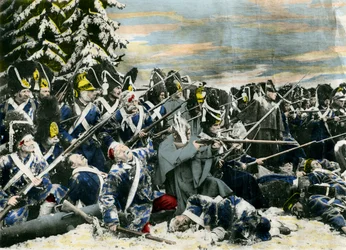 Rappresentazione fotografica della Battaglia di Austerlitz