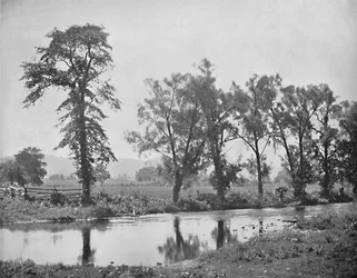 Vista pittoresca vicino a Schooleys Mount, New Jersey, c1897