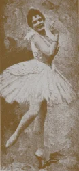 Pierina Legnani come Odette nel balletto Il lago dei cigni