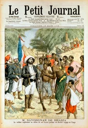 Pierre-Paul-Francois-Camille Savorgnan de Brazza, esploratore francese e fondatore di Brazzaville, 1905
