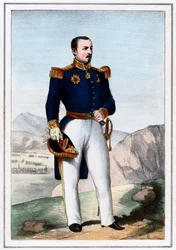 Pierre Francois Joseph Bosquet, soldato francese, 1857