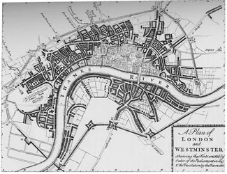 Piano di Londra e Westminster, 1749 1903