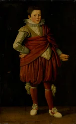 Ritratto di un giovane nobile in piedi