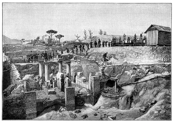 Pompei, Italia, 1900