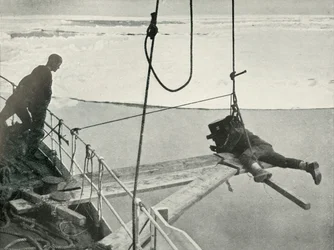 Ponting Cinematographs La prua della Terra Nova, c1910-1913