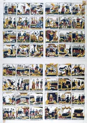 Vista popolare spagnola della vita di Napoleone, XIX secolo