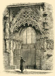 Portico della Chiesa di San Sebaldo, Norimberga, 1890