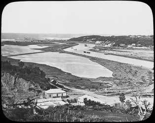 Port Alfred, fiume Kowie, miniere di diamanti e oro del Capo, Sudafrica, c1890