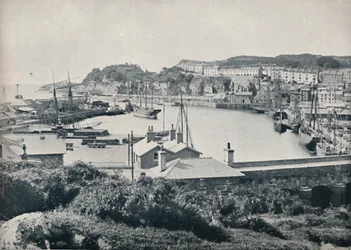 Portmadoc - Il porto e la città, 1895