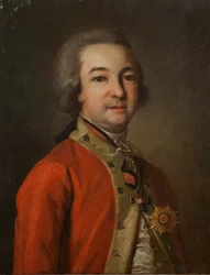 Ritratto di Alexander Khrapovitsky, 1749-1801, Senatore e autore, seconda metà del XVIII secolo