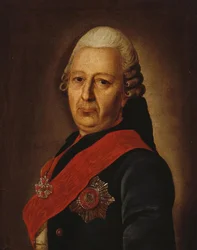 Ritratto di Alexey Mikhailovich Obrezkov 1718-1787, anni 1770