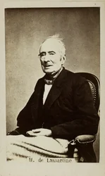 Ritratto di Alphonse de Lamartine 1790-1869, 1860s