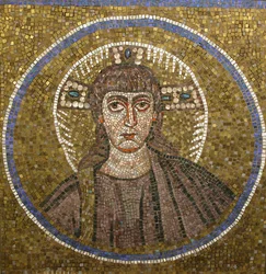 Ritratto di Cristo, Bizantino, originale dei primi del XX secolo datato fine V secolo - inizio VI secolo