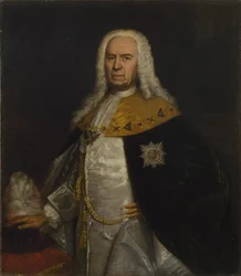 Ritratto del conte Andrei Ivanovich Ushakov 1708-1739, metà del XVIII secolo