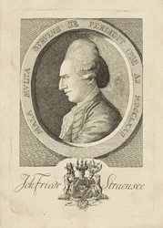 Ritratto del conte Johann Friedrich Struensee, 1737-1772, 1773