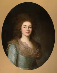 Ritratto della contessa Varvara Ivanovna Golitsyna -1804, nata Shipova, 1790s