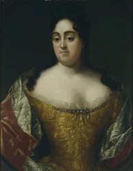 Ritratto della contessa Yelena Leontyevna Ushakova, inizio XVIII secolo