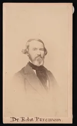 Ritratto del Dr. Edward R. Foreman 1808-1885, prima del 1876