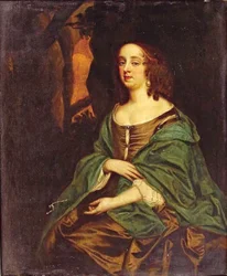 Ritratto di Ehrengard Melusine von der Schulenburg 1667-1743, Duchessa di Kendal, inizio XIX sec.