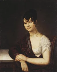 Ritratto di Elizaveta Ivanovna Ogareva 1784-1815, 1800s