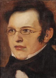Ritratto di Franz Schubert 1797-1828, primo quarto del XIX secolo