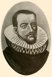 Ritratto di Henry Hudson, navigatore inglese, 1609