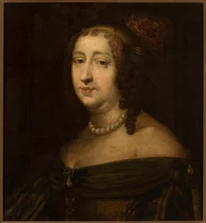 Ritratto di Maria Luisa Gonzaga 1611-1667, Regina di Polonia, metà del XVII secolo