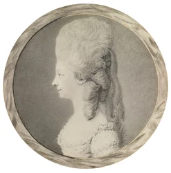 Ritratto di Maria Luisa di Savoia 1749-1792, Principessa di Lamballe, Seconda Metà del XVIII secolo