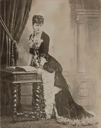 Ritratto della marchesa Marie Arconati Visconti, nata Peyrat 1840-1923, 1870