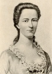 Ritratto di Mrs. Mary Faneuil di Boston, regno di Giorgio II, c1760