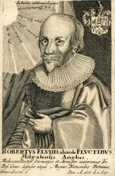 Ritratto di Robert Fludd 1574-1637, XVII secolo