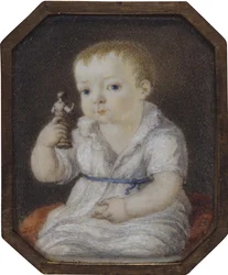 Ritratto di Sergey Ivanovich Volkov da bambino, ca 1808