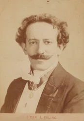 Ritratto del pianista e compositore Georg Liebling 1865-1946, c. 1900