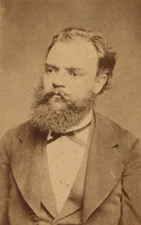 Ritratto del compositore Antonin Dvorak 1841-1904, c. 1880