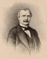 Ritratto del compositore Auguste Mermet 1810-1889