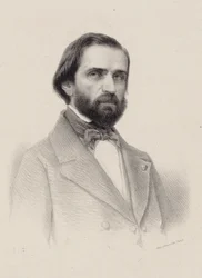Ritratto del Compositore Giuseppe Verdi 1813-1901, c. 1850