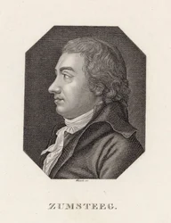 Ritratto del compositore Johann Rudolf Zumsteeg, c. 1800