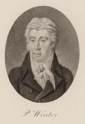 Ritratto del compositore Peter von Winter 1754-1825, ca 1825