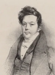 Ritratto del compositore Auguste-Mathieu Panseron 1796-1859, 1820