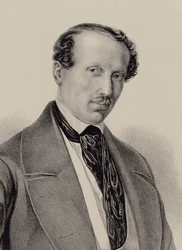 Ritratto del compositore Hans Christian Lumbye, c. 1850