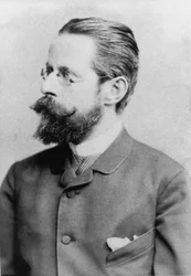 Ritratto del compositore Heinrich von Herzogenberg 1843-1900, c. 1880