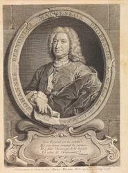 Ritratto del matematico Johann Bernoulli 1667-1748, 1742