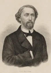 Ritratto del pianista e compositore Julius Schulhoff, 1825-1898, 1860